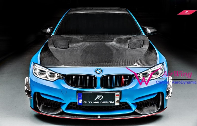 BMW F82 M4 AirWing carbon engine hood 01